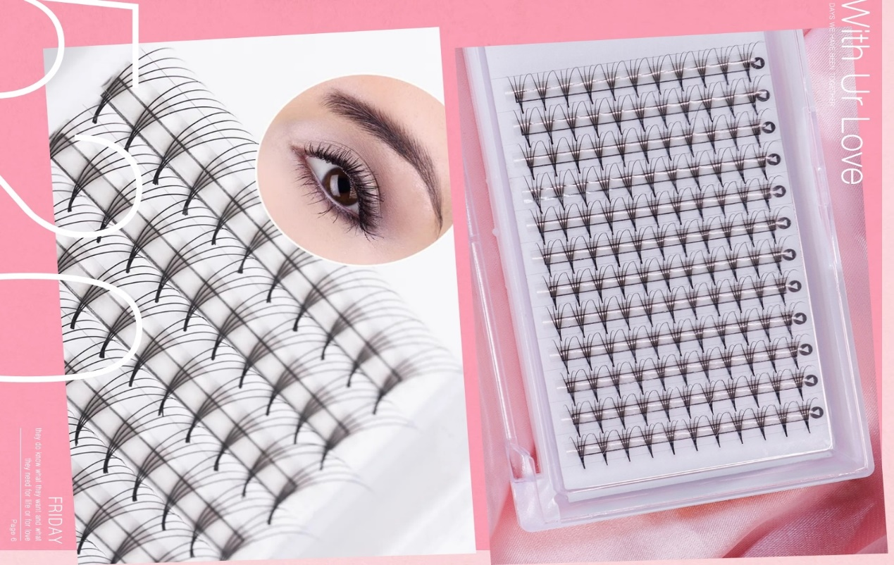Cils en éventail préfabriqués : un changement de donne dans l'industrie de la beauté