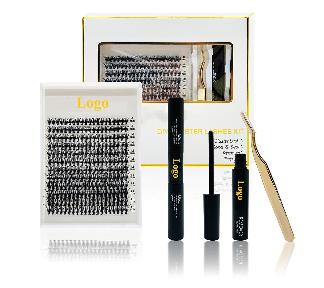 Obtenez le look de cils moelleux parfait avec le kit de cils en grappe DIY