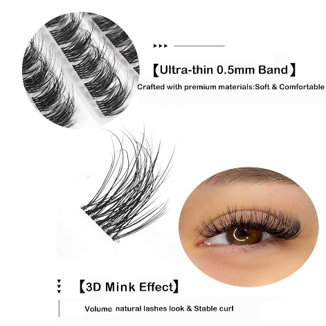 Extensions de cils DIY méga volume avec Pingdu Sparkling Eyelash®