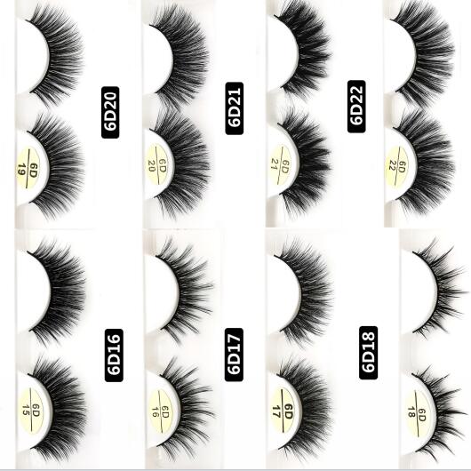 Cils de faux vison 6D