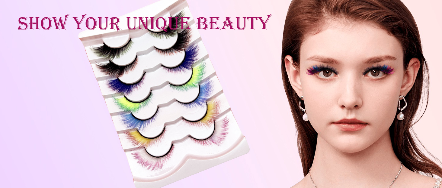 4 tendances de cils colorés à essayer