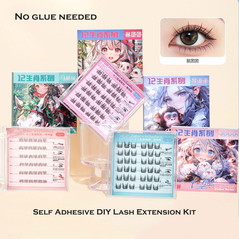 Avec un kit d'extension de cils DIY, vous pouvez obtenir des cils parfaits sans colle !