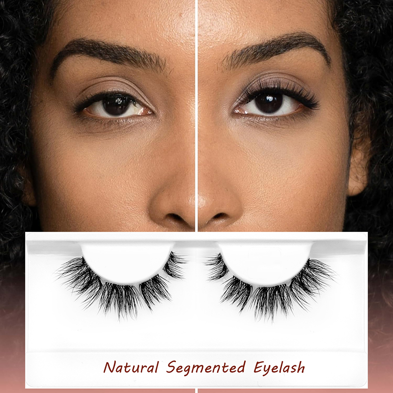Améliorez votre beauté naturelle avec un cluster de cils segmenté