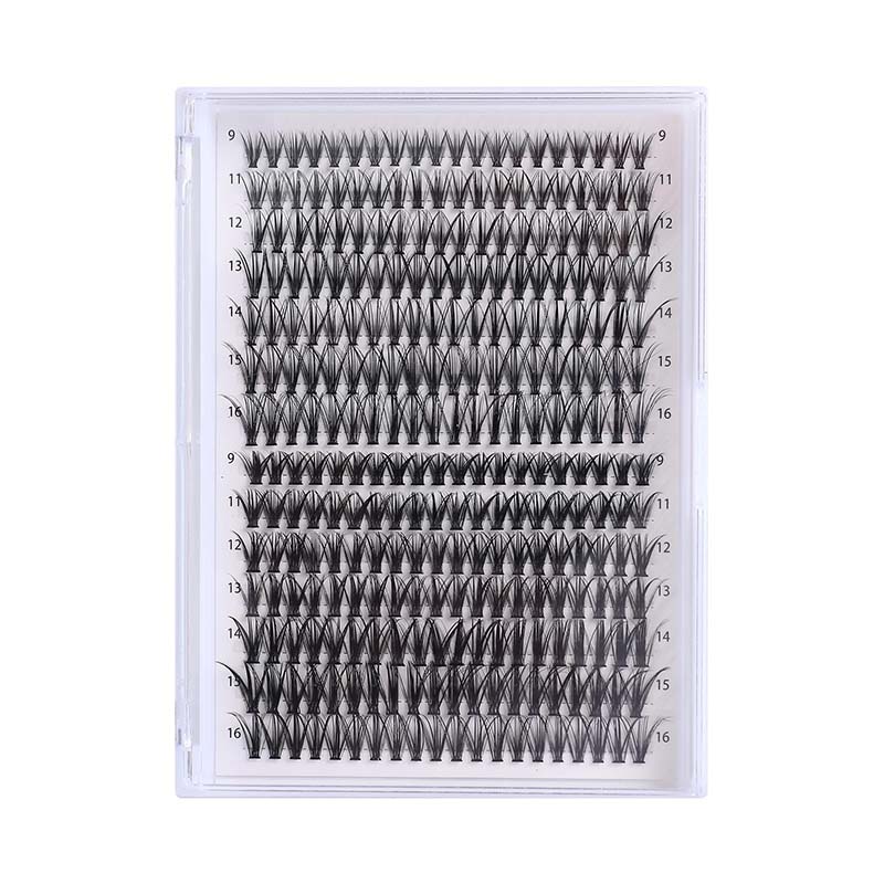 Plateau mixte de cils en grappe 30D 40D 9-18 mm