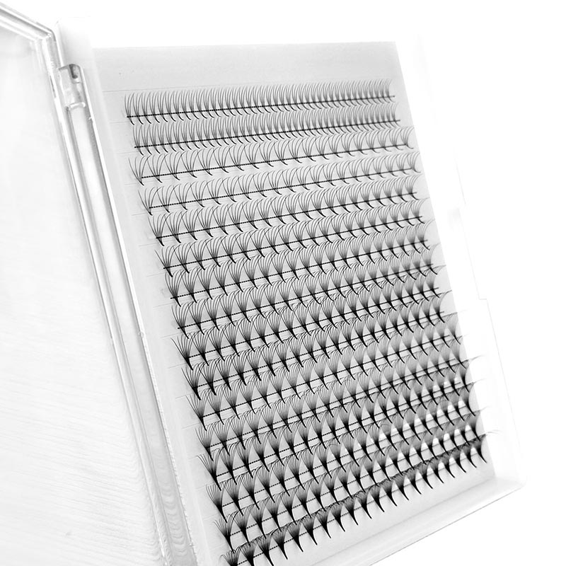 3d 4d 5d 7d Extensions de cils de volume préalable à tige courte courte