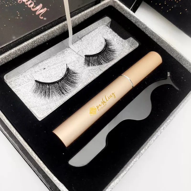 Cils magnétiques à 5 aimants avec eye-liner