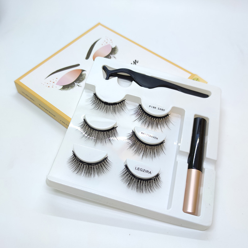 Kit de cils magnétiques 5D avec eye-liner