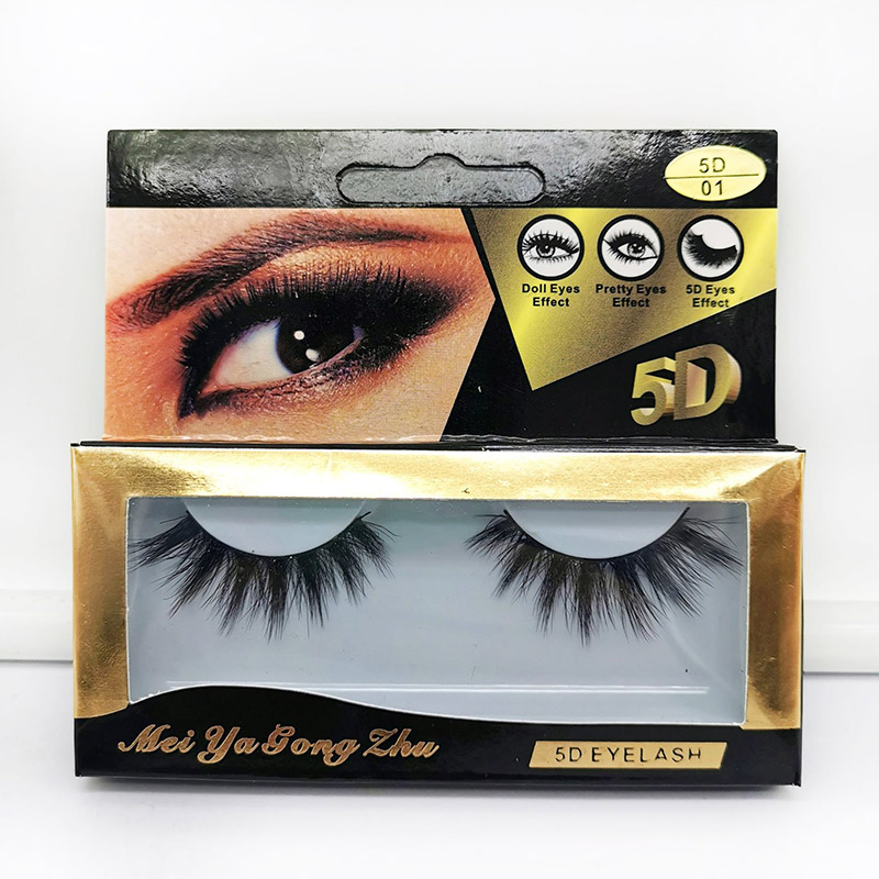 6D épais cils moelleux dramatiques faux cils volume de luxe doux
