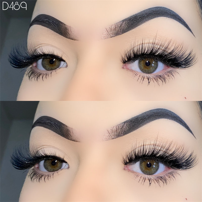 Faux cils en bande de cils œil de chat volume 3D