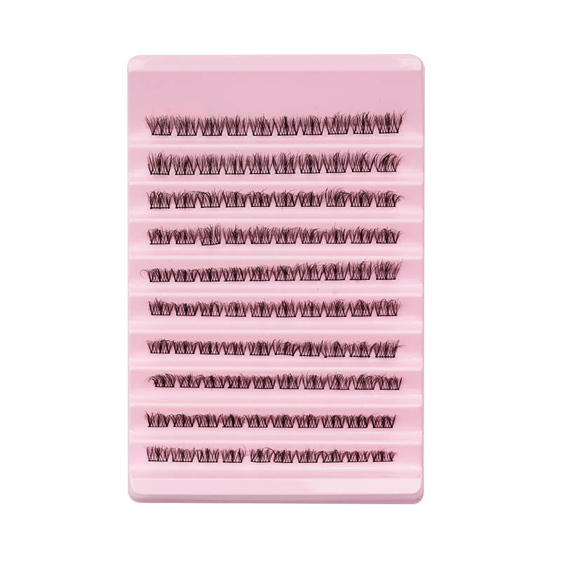 Extension de cils DD Curl 100 pièces grappes de cils vaporeux