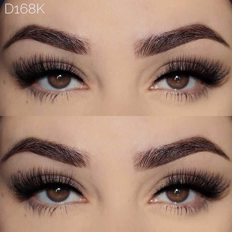 Demi-cils aspect naturel vaporeux 3D Cat Eye Lashes