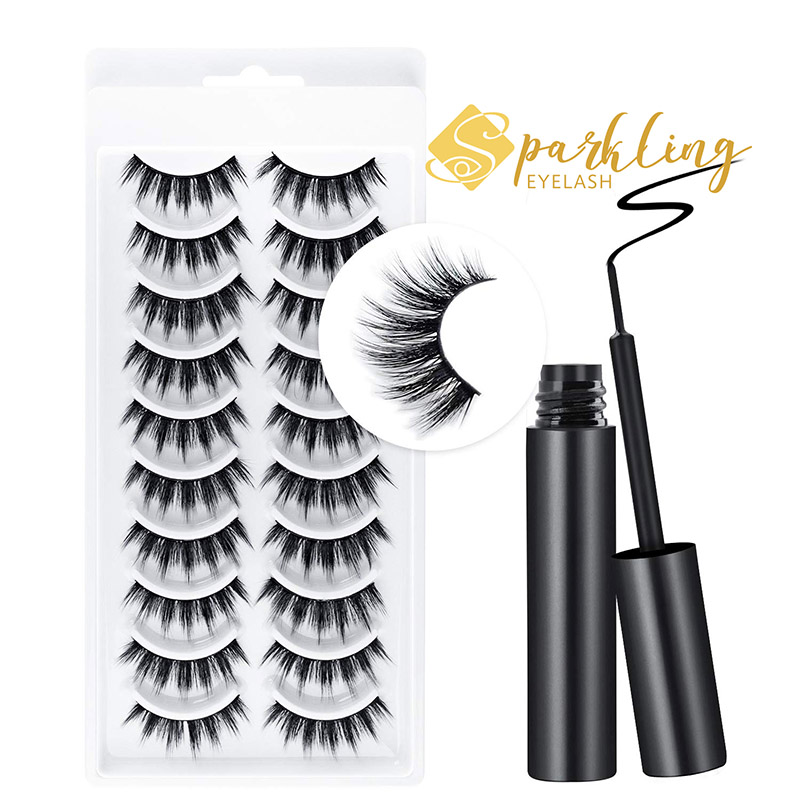 Magnétique Eyeliner Cils Costume Private Label Faux Vison Cils Magnétiques