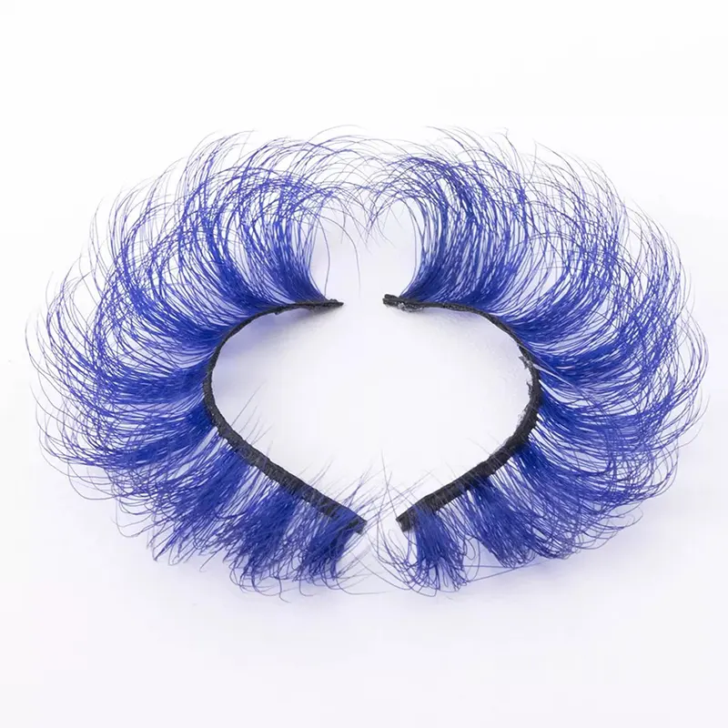 Couleurs mélangées russes Strip Lashes pour les fêtes