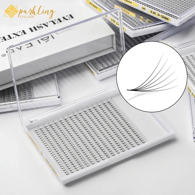 Kit de cils en éventail préfabriqués Premier
