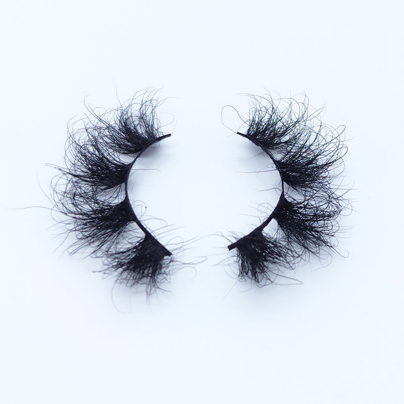 Real Mink Lashes Faux cils croisés longs et épais