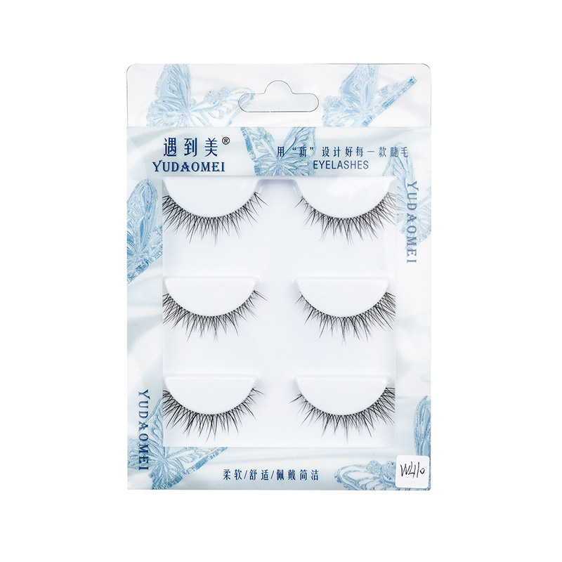 Faux cils végétaliens doux et confortables